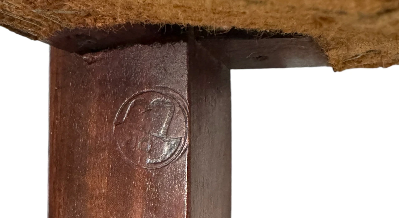 Jac. van den Bosch Arts & Crafts Club Chair for 't Binnenhuis Amsterdam, 1900s